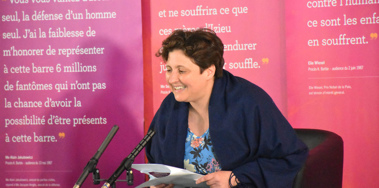 Colloque « Psychotrauma et soins », dimanche 30 mai 2021. Christina Alexopoulos de Girard, psychologue clinicienne © Maison d’Izieu