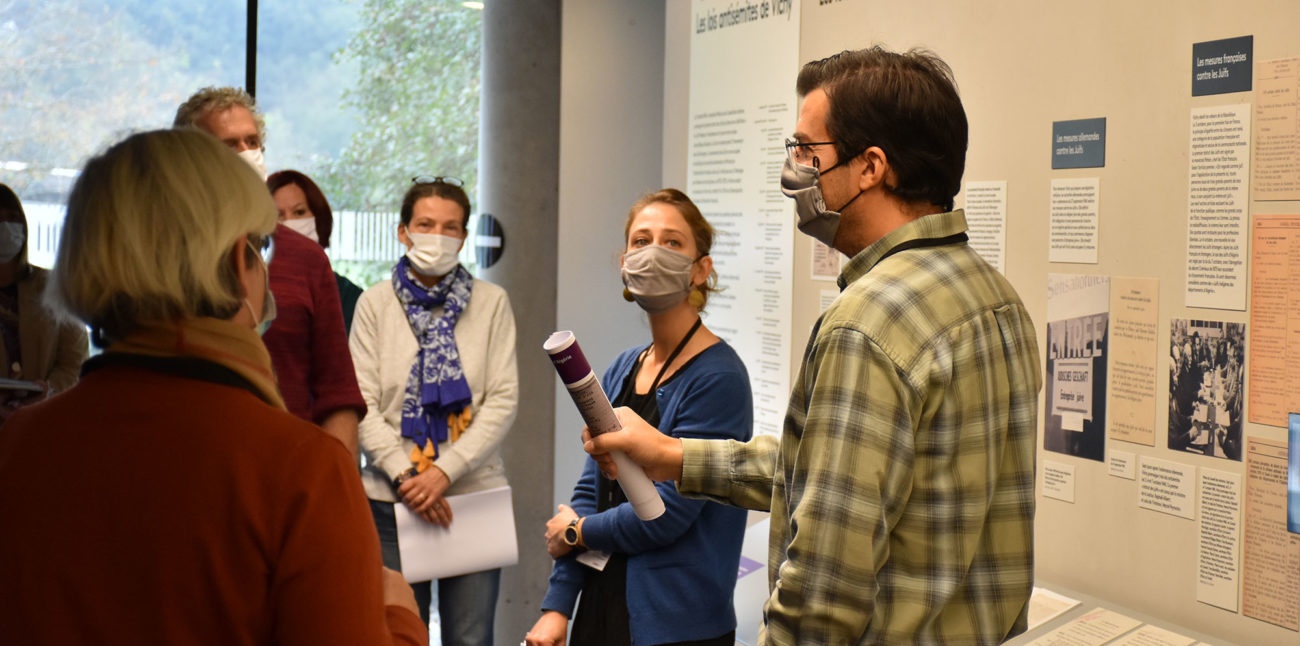 Les éducateurs de la PJJ en visite à la Maison d'Izieu © Maison d'Izieu