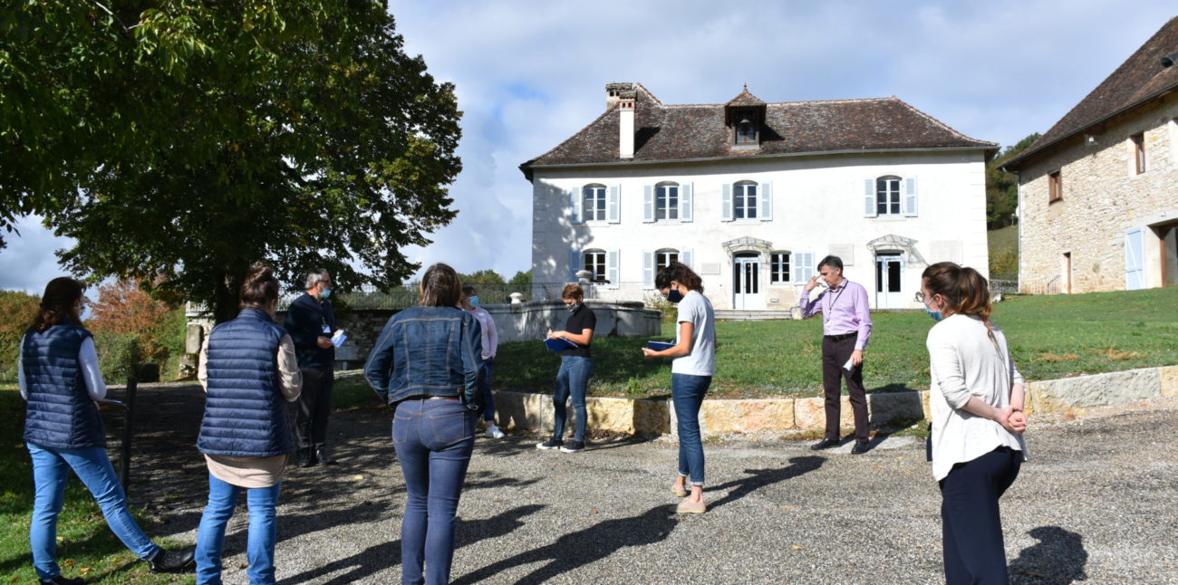 Les médiatrices du barrage de Genissiat en visite à la Maison d'Izieu © Maison d'Izieu