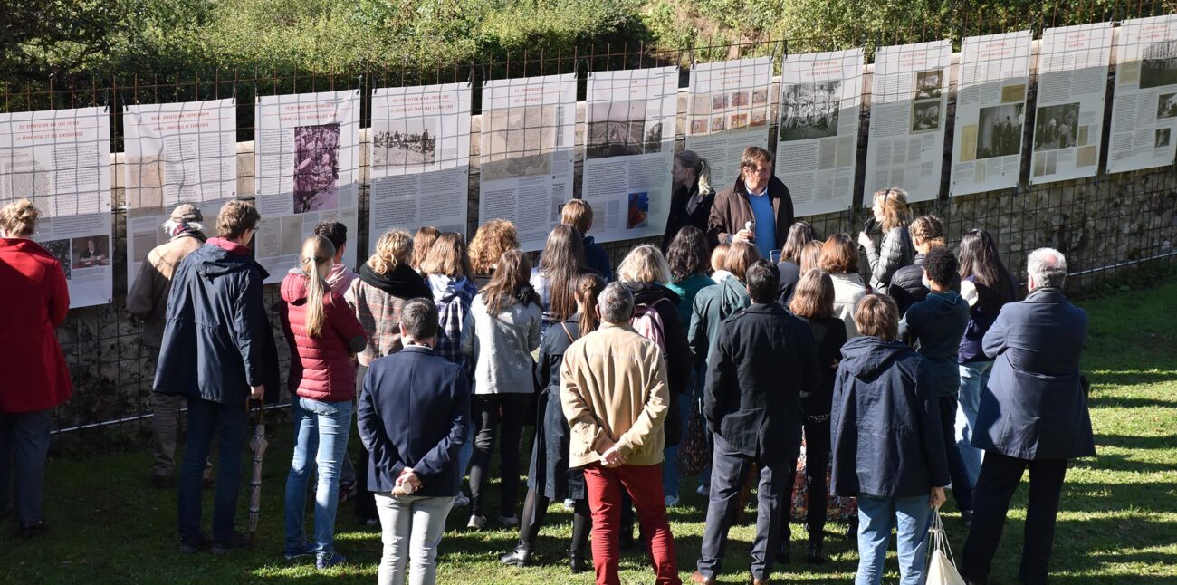 Inauguration de l'exposition « Gurs 1940, expulsion et assassinat de la population juive du sud-ouest de l’Allemagne » © Maison d'Izieu