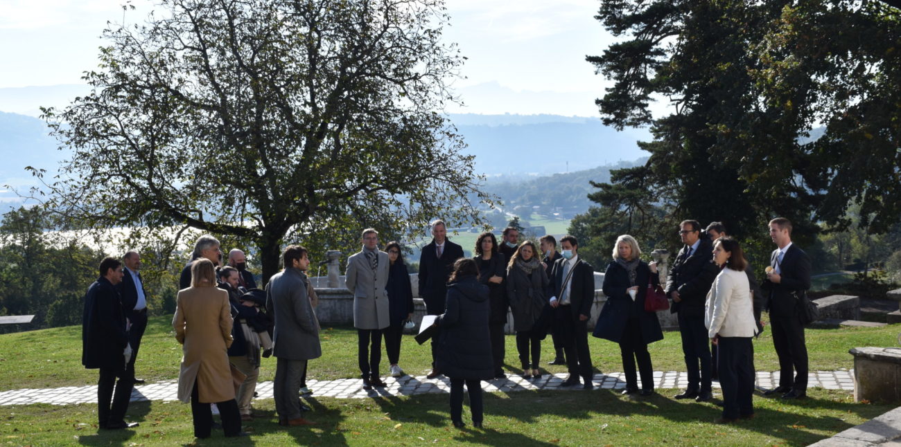 Délégation des représentations diplomatiques à l’ONU à Genève en visite, 15 octobre 2021 © Maison d’Izieu