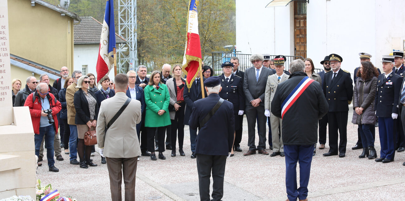 Commémoration à Brégnier-Cordon © Maison d'Izieu - Y.Perrin